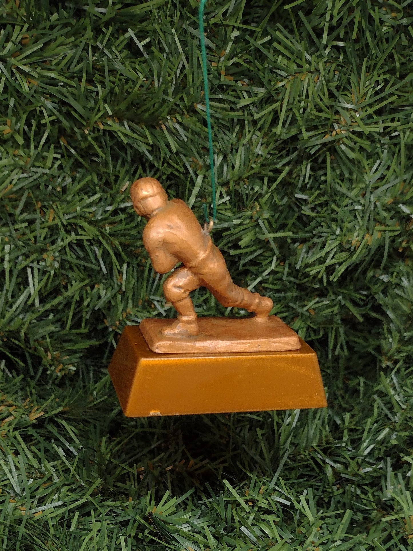 Roger Staubach NAVY MIDSHIPMEN Heisman Trophy Christmas tree ornament xmas ncaa football figure unique gift idea US Naval Academy