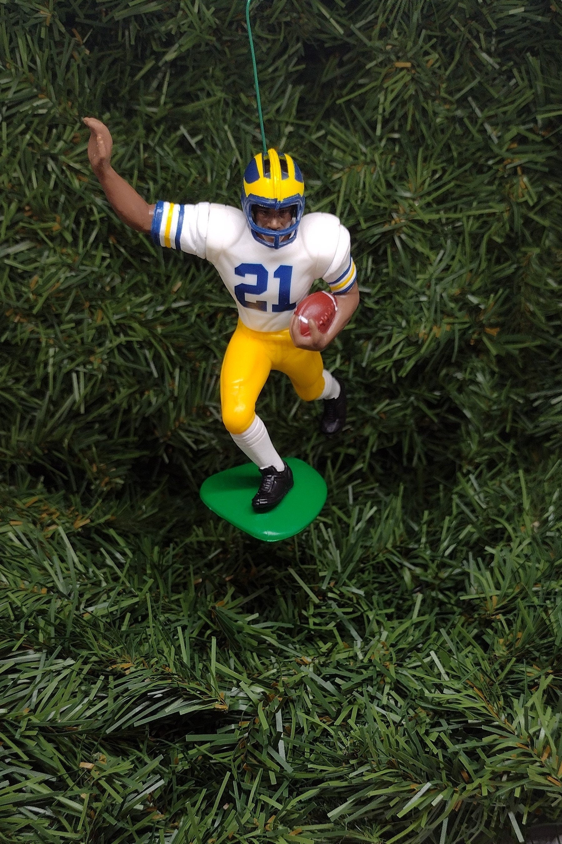 MICHIGAN WOLVERINES ornament Desmond Howard Christmas gift idea college football heisman trophy winner xmas tree decoration