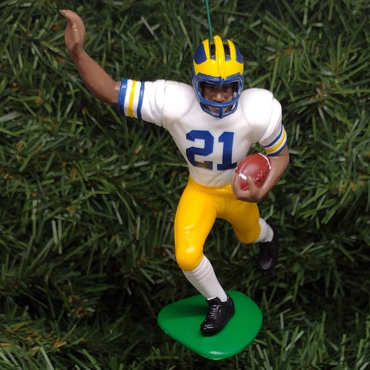 MICHIGAN WOLVERINES ornament Desmond Howard Christmas gift idea college football heisman trophy winner xmas tree decoration