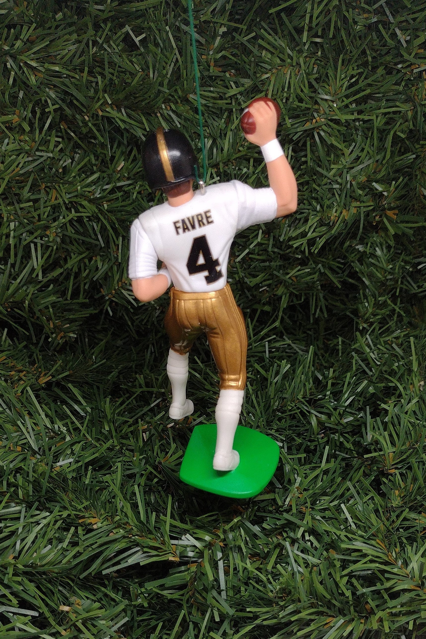 Brett Favre SOUTHERN MISS Golden Eagles Christmas tree ornament xmas NCAA football figure unique gift idea Southern Mississippi