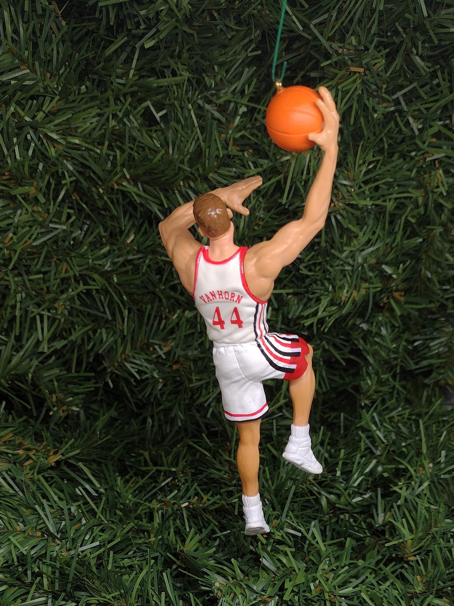 UTAH UTES Christmas ornament gift idea Keith Van Horn NCAA basketball figure unique Xmas tree decoration