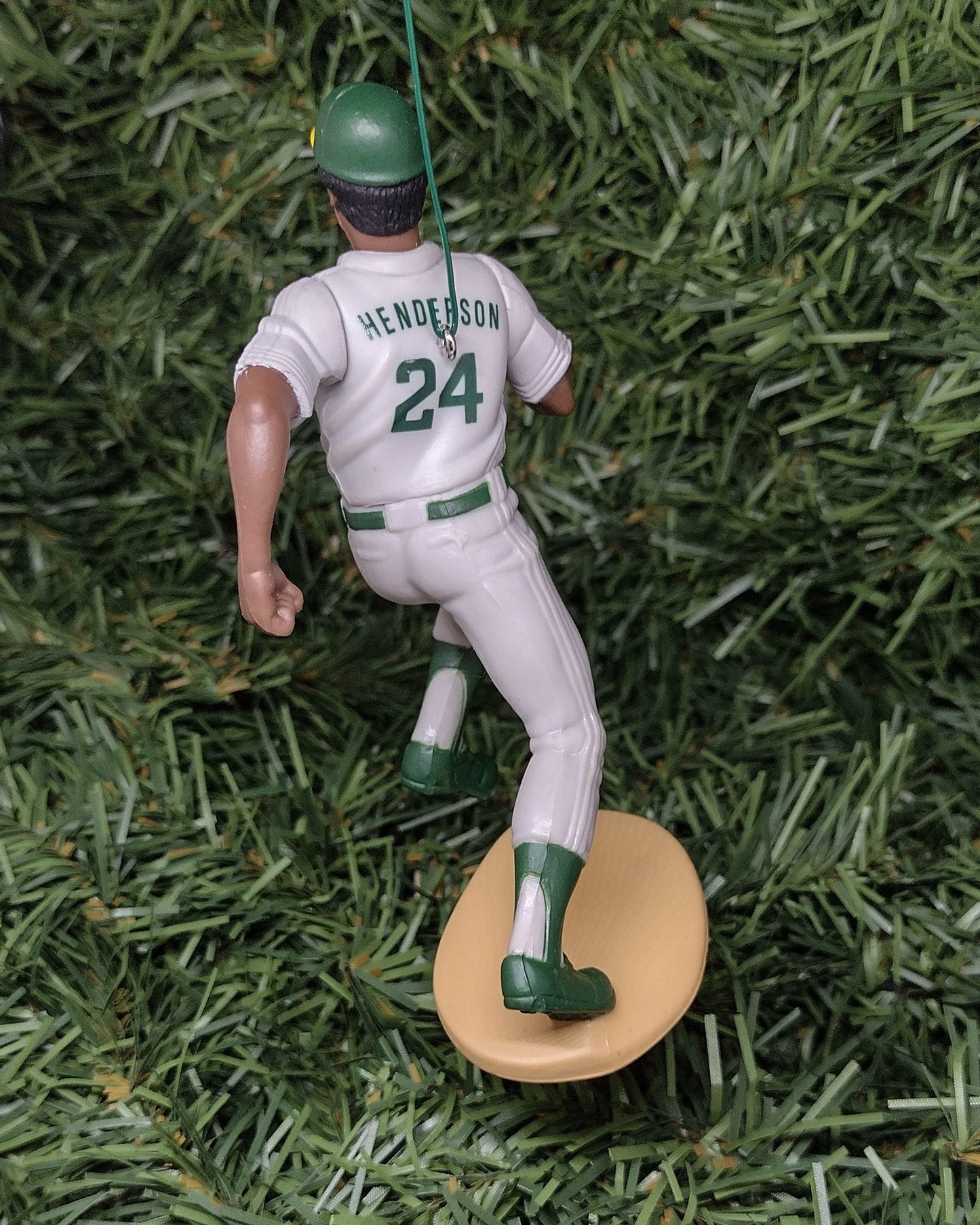 Rickey Henderson Oakland Athletics A's Ornament Christmas tree decoration MLB Baseball Figure Unique Xmas Gift Idea