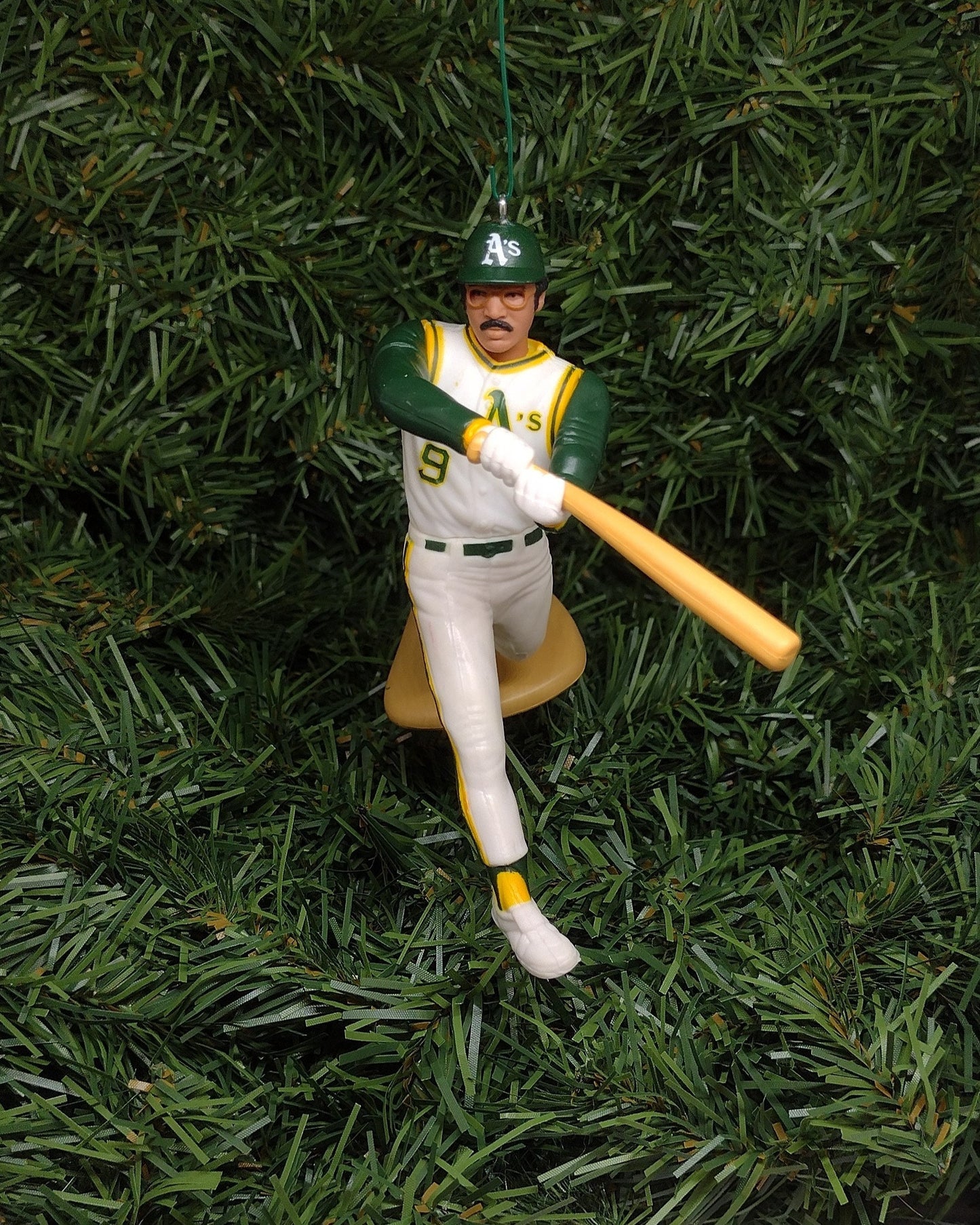 Reggie Jackson Oakland Athletics A's Ornament Christmas tree decoration unique Xmas gift idea MLB Baseball Figure World Series champ