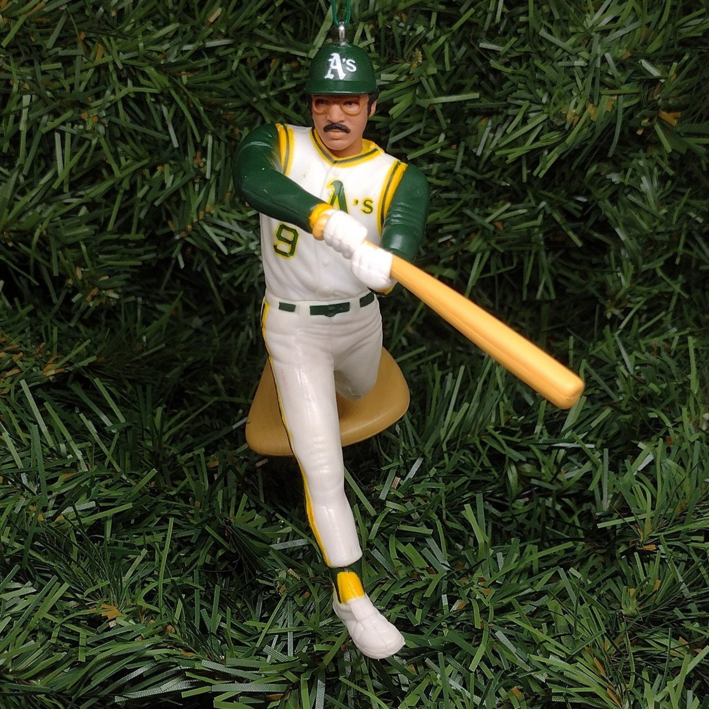 Reggie Jackson Oakland Athletics A's Ornament Christmas tree decoration unique Xmas gift idea MLB Baseball Figure World Series champ