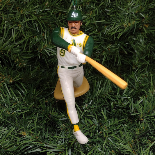 Reggie Jackson Oakland Athletics A's MLB Ornament Christmas Decoration Gift Idea Baseball Figure