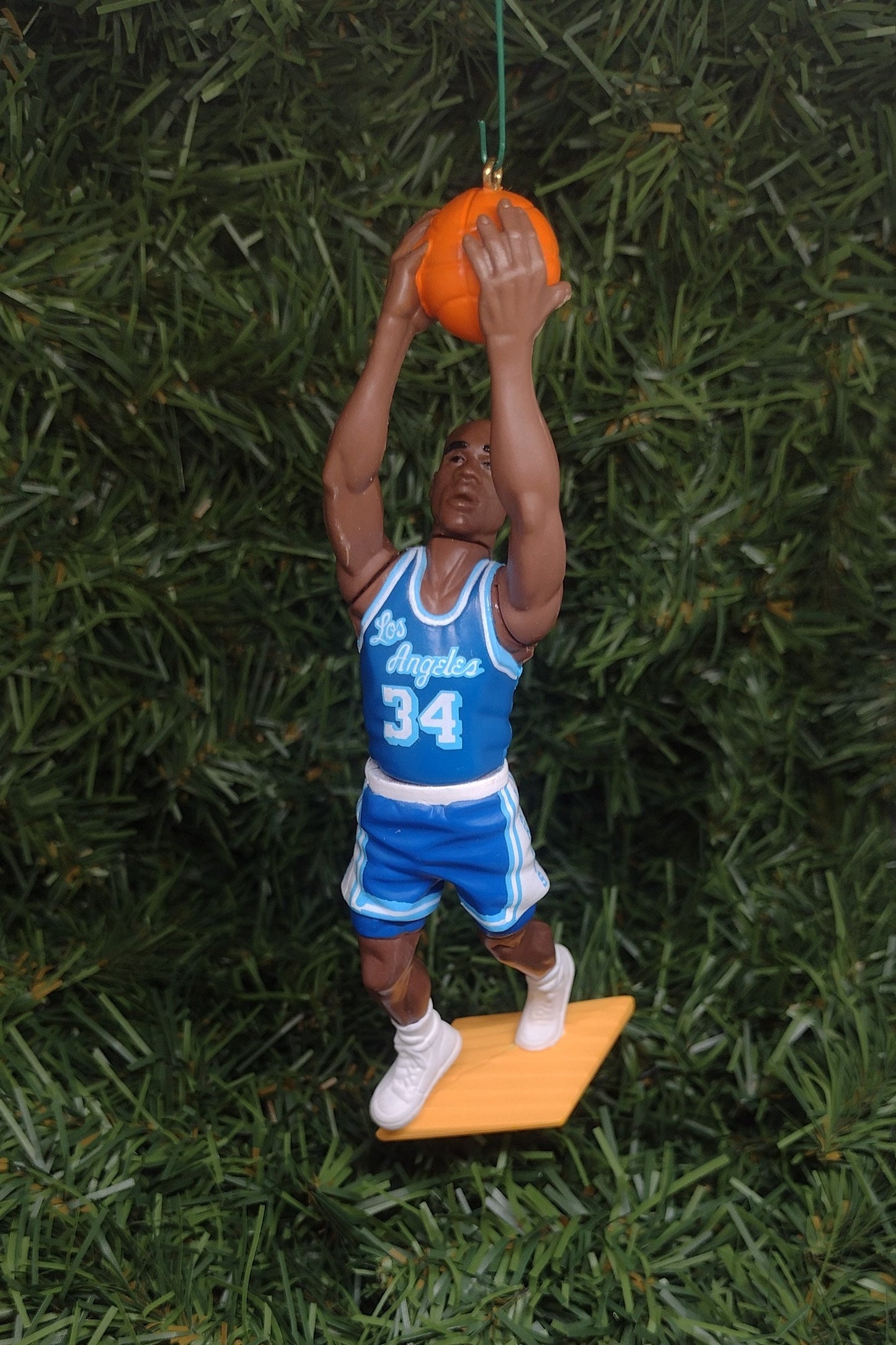 Shaquille O'Neal LOS ANGELES LAKERS Ornament Christmas Tree Decoration Nba Basketball Figure Unique Gift Idea Shaq Nba Finals Mvp