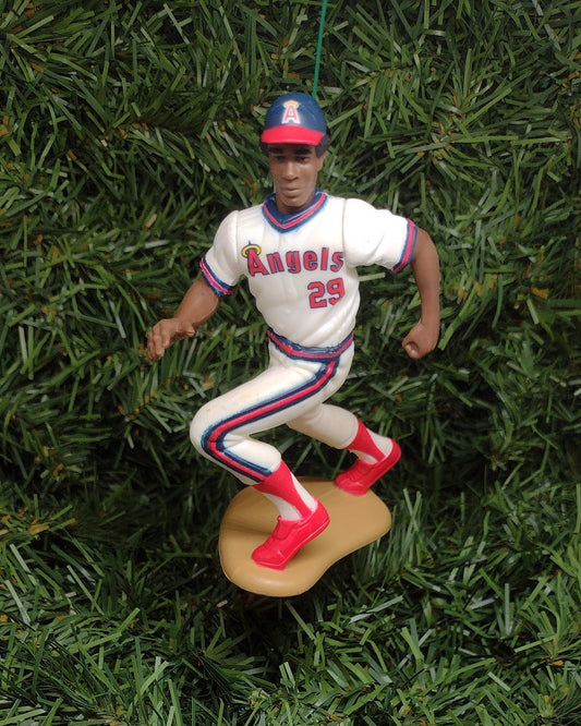 Rod Carew CALIFORNIA ANGELS Christmas tree ornament baseball xmas MLB figure unique gift idea Los Angeles