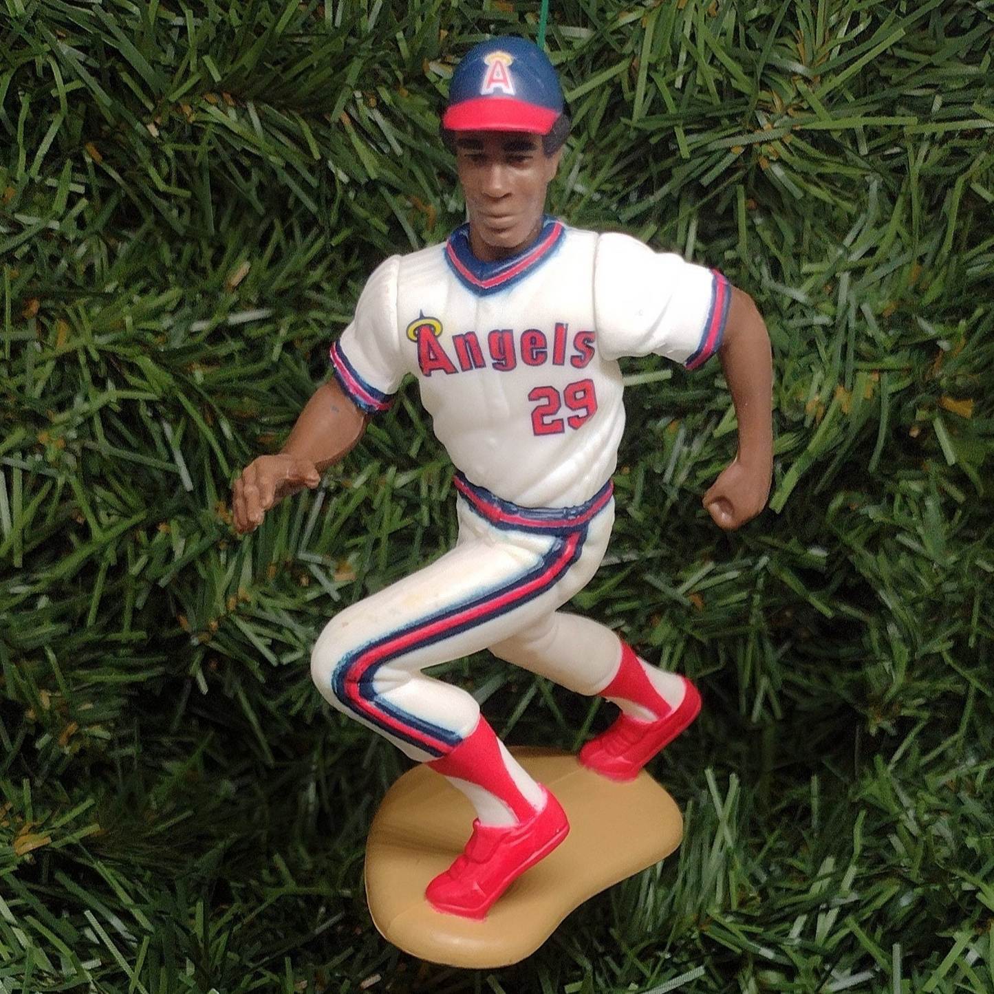 Rod Carew CALIFORNIA ANGELS Christmas tree ornament baseball xmas MLB figure unique gift idea Los Angeles