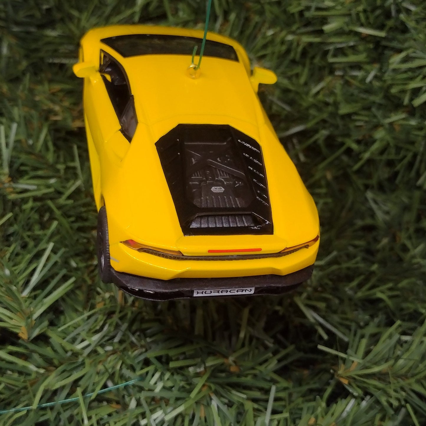 Lamborghini Ornament Huracan LP610-4 Christmas tree decoration unique gift idea for car enthusiast Lambo Yellow