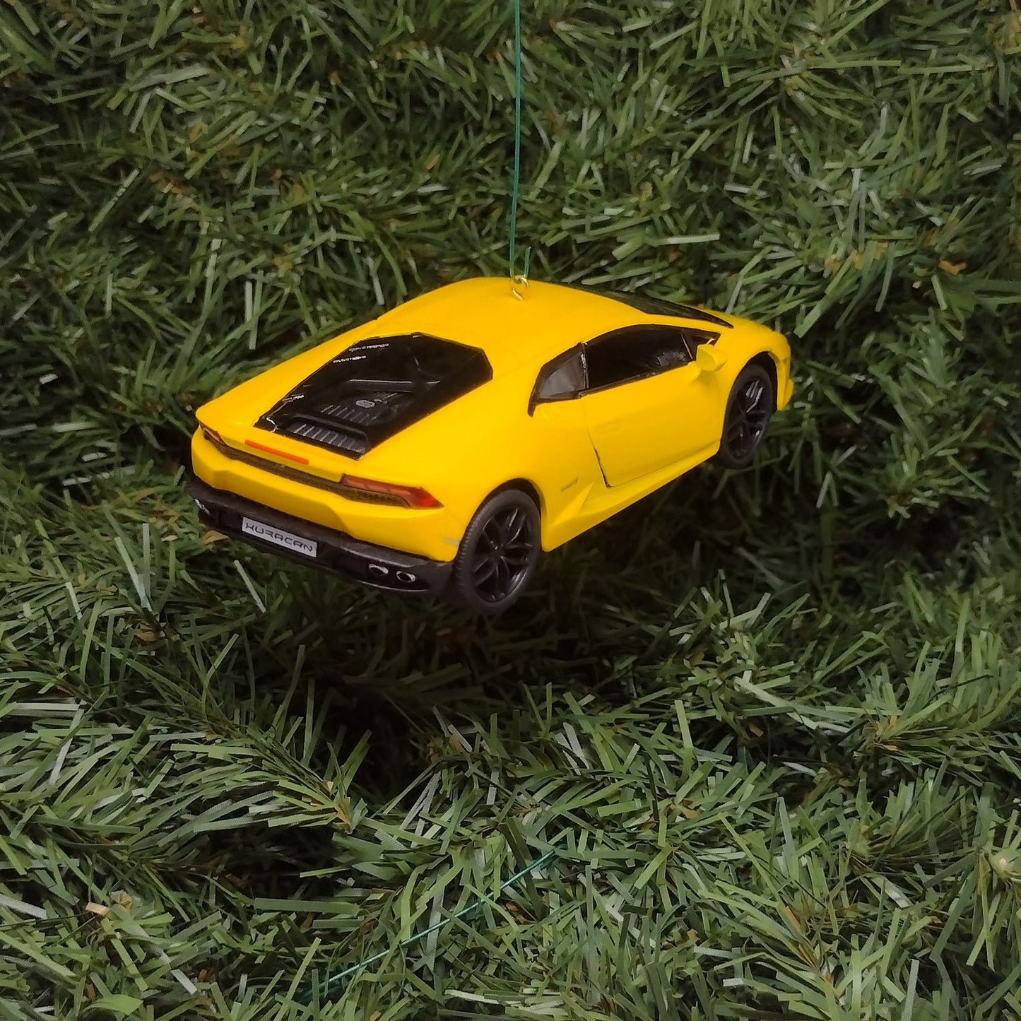 Lamborghini Ornament Huracan LP610-4 Christmas tree decoration unique gift idea for car enthusiast Lambo Yellow