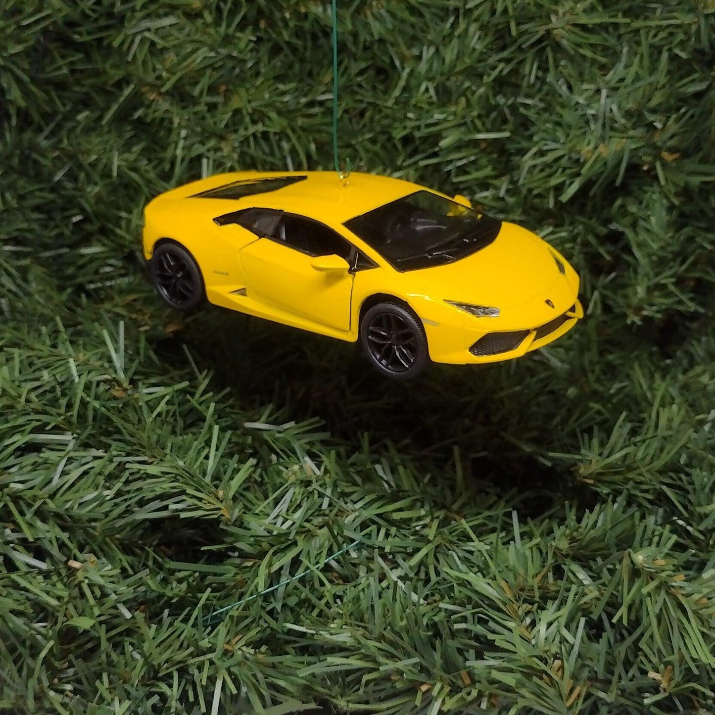 Lamborghini Ornament Huracan LP610-4 Christmas tree decoration unique gift idea for car enthusiast Lambo Yellow