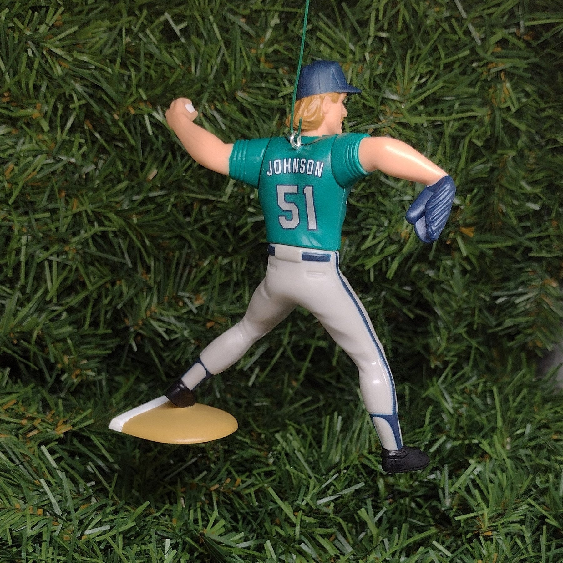 SEATTLE MARINERS Ornament Randy Johnson Christmas tree decoration MLB baseball Xmas figure unique gift idea Big Unit