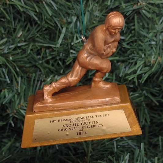 Archie Griffin OHIO STATE BUCKEYES Christmas Ornament mini Heisman Trophy NCAA Football