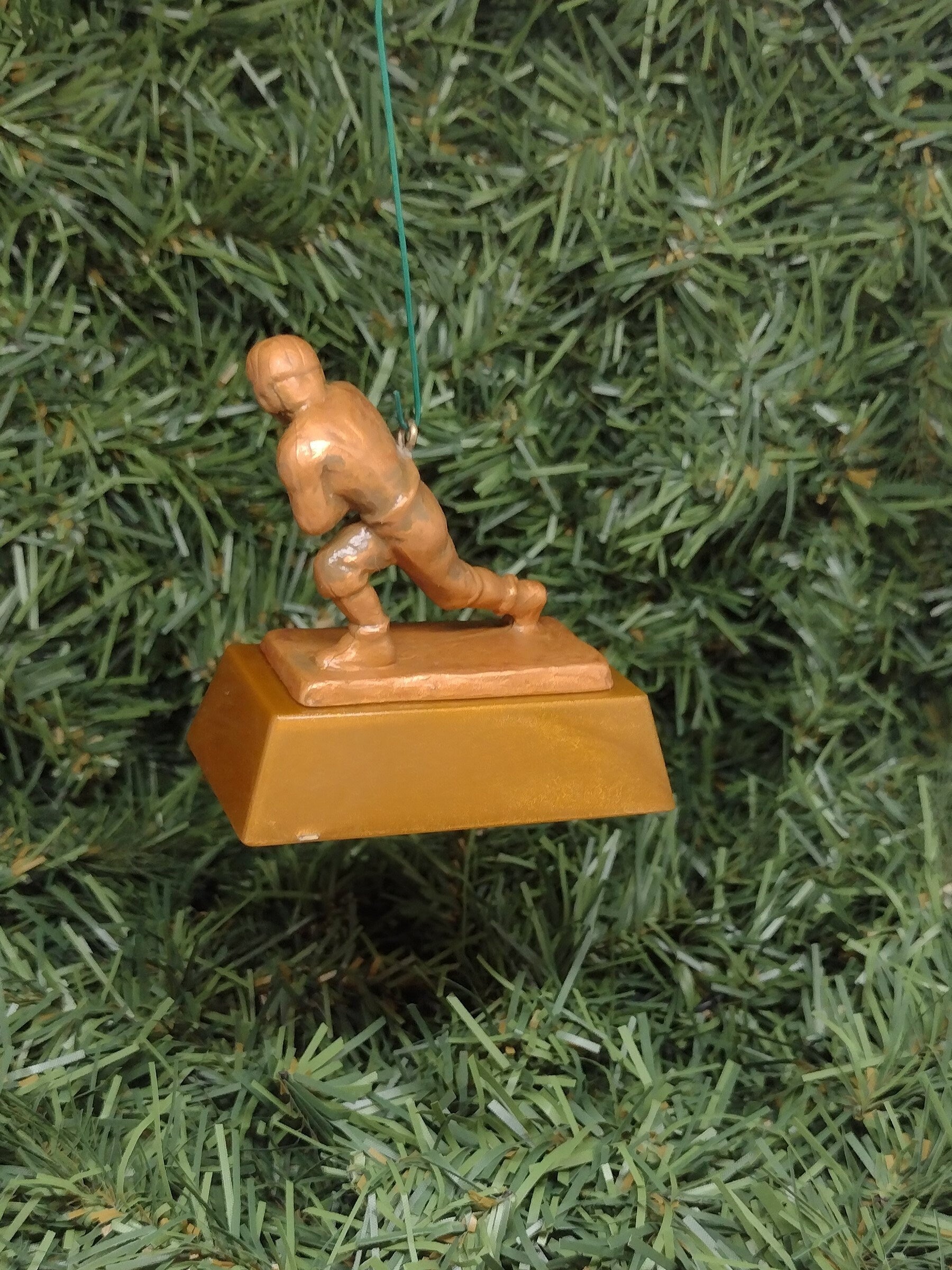 Johnny Rodgers NEBRASKA CORNHUSKERS ornament mini Heisman Trophy Christmas gift idea Xmas tree ncaa football