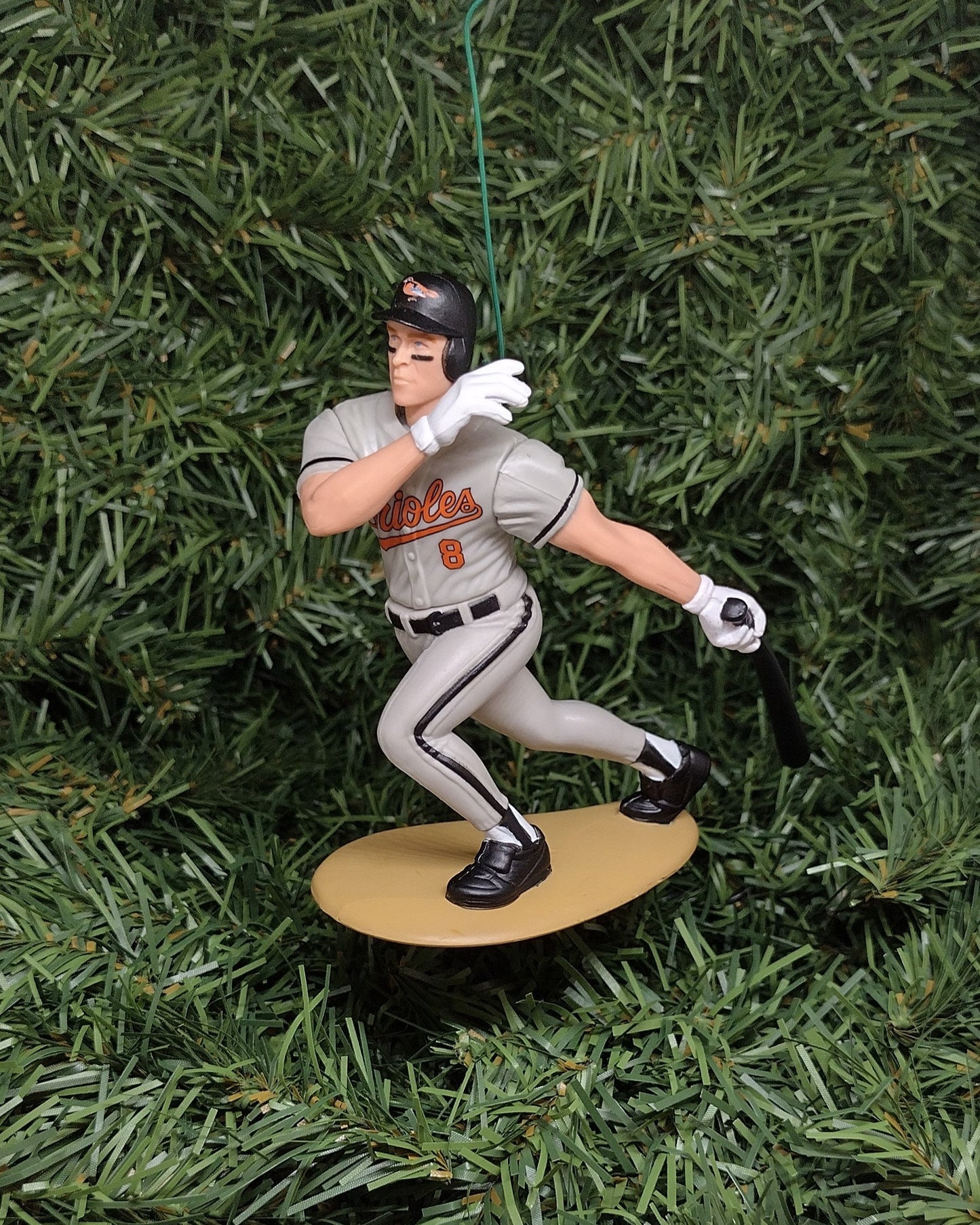 Cal Ripken Jr BALTIMORE ORIOLES Ornament Christmas Gift Idea MLB Baseball Figure Unique Xmas Tree Decoration