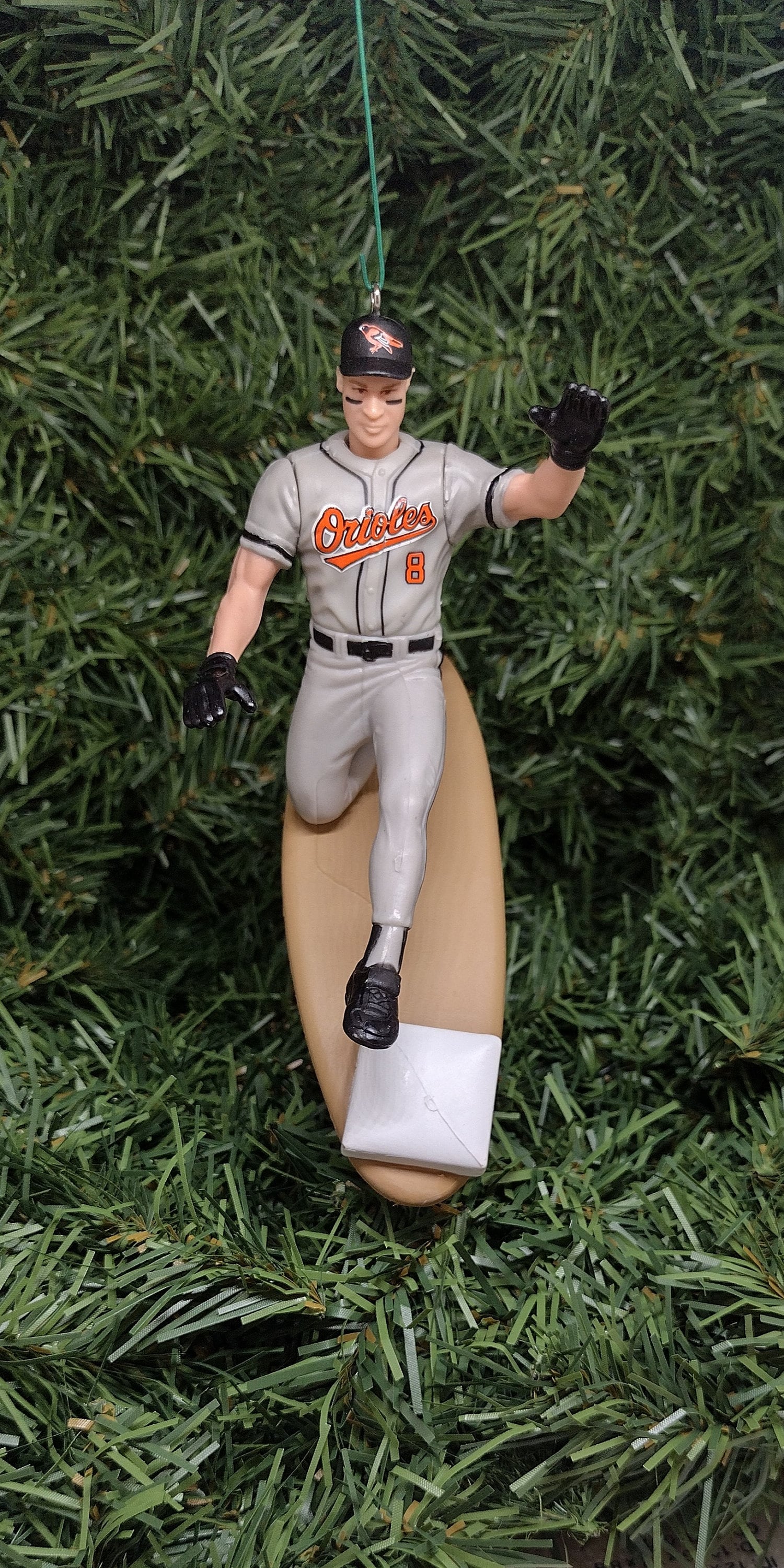 Cal Ripken Jr BALTIMORE ORIOLES Ornament Christmas Gift Idea MLB Baseball Figure Unique Xmas Tree Decoration