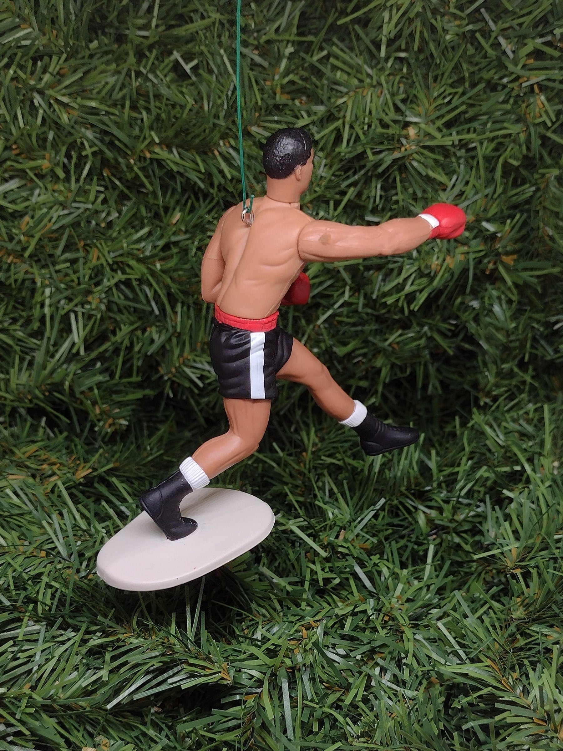 Joe Louis boxing Christmas tree ornament xmas figure