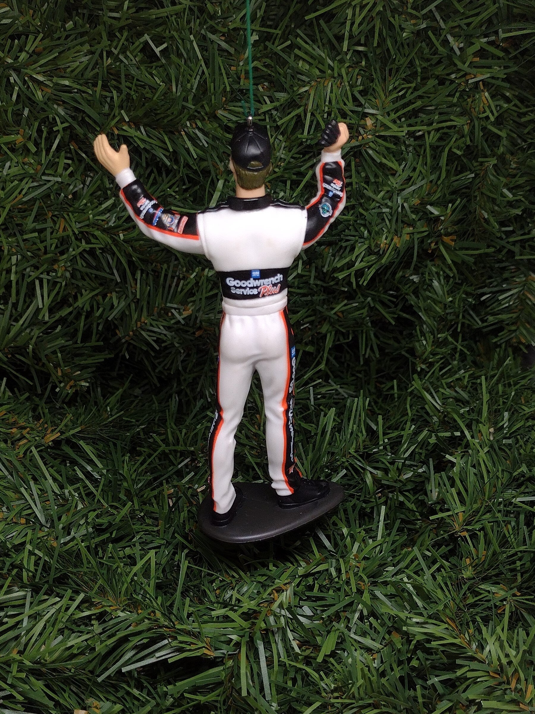 Dale Earnhardt Sr NASCAR racing Christmas tree ornament xmas Chevrolet racing Richard Childress racing figure unique gift idea