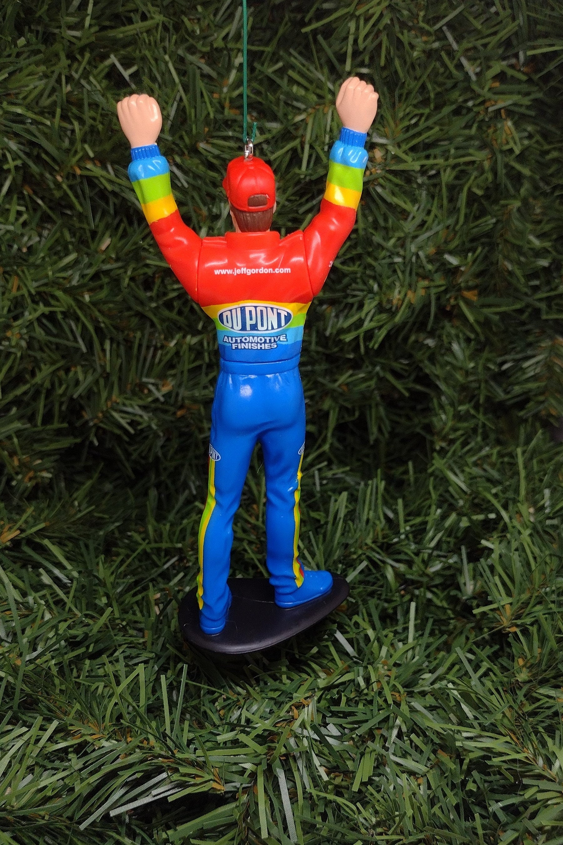 Jeff Gordon NASCAR racing Christmas tree ornament xmas Chevrolet racing Hendrick motorsports figure unique gift idea