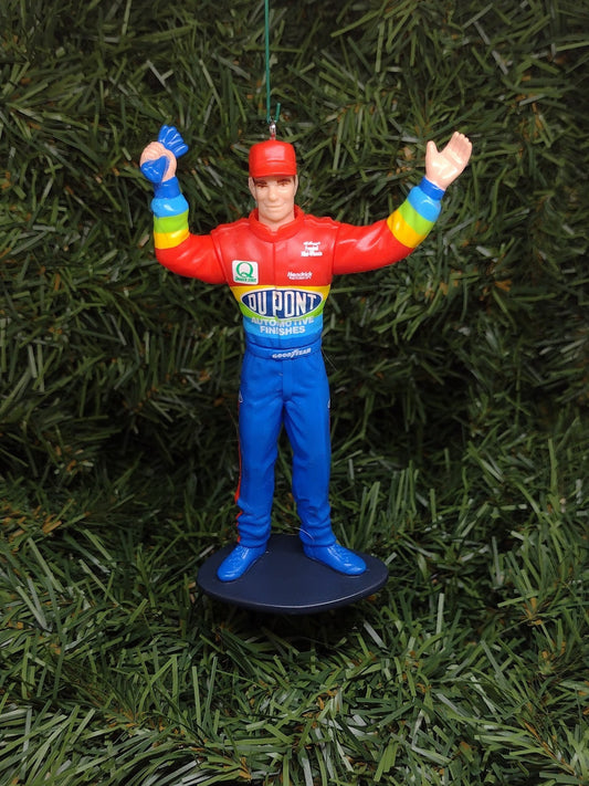 Jeff Gordon NASCAR racing Christmas tree ornament xmas Chevrolet racing Hendrick motorsports figure unique gift idea