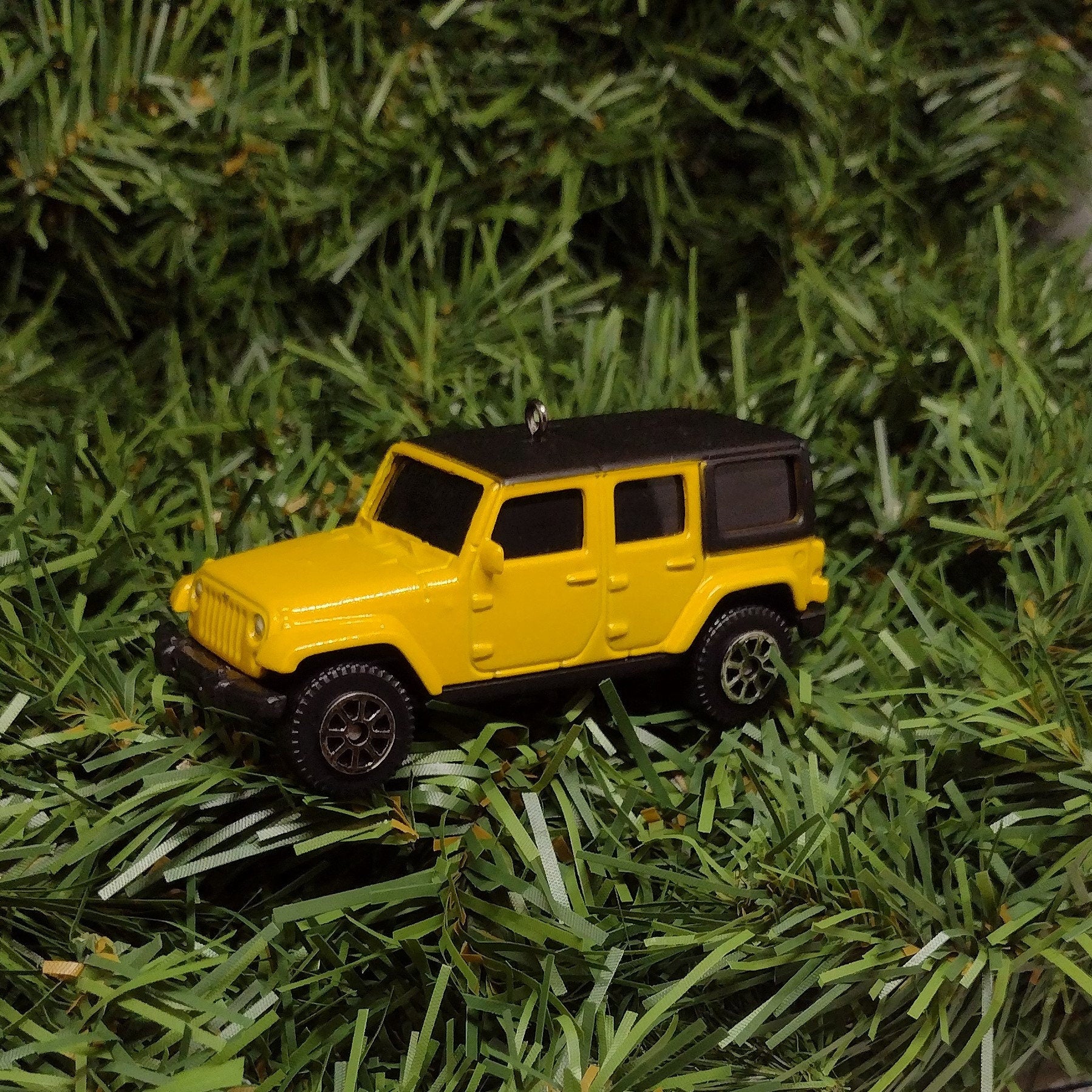 Jeep Wrangler Christmas ornament, fun gift idea, car enthusiast, man cave, unique xmas tree