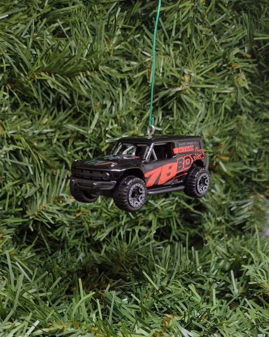 Ford Bronco Ornament Christmas Tree Decoration fun gift idea for car enthusiast unique Xmas present 3 inch Off Road Racing