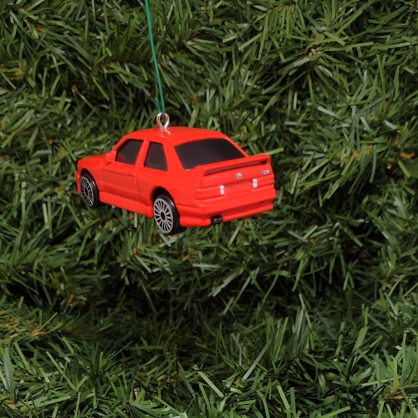 BMW M3 Ornament 1988 (1986-1991) E30 Christmas Gift Unique Car Xmas Tree Decoration Red