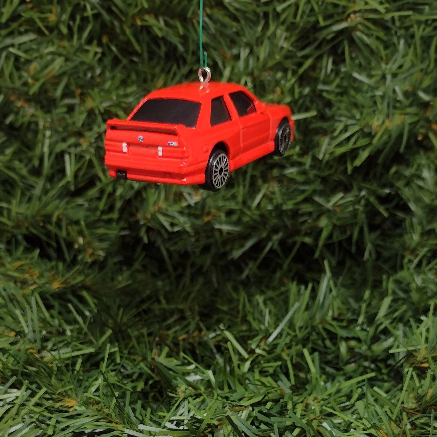 BMW M3 Ornament 1988 (1986-1991) E30 Christmas Gift Unique Car Xmas Tree Decoration Red