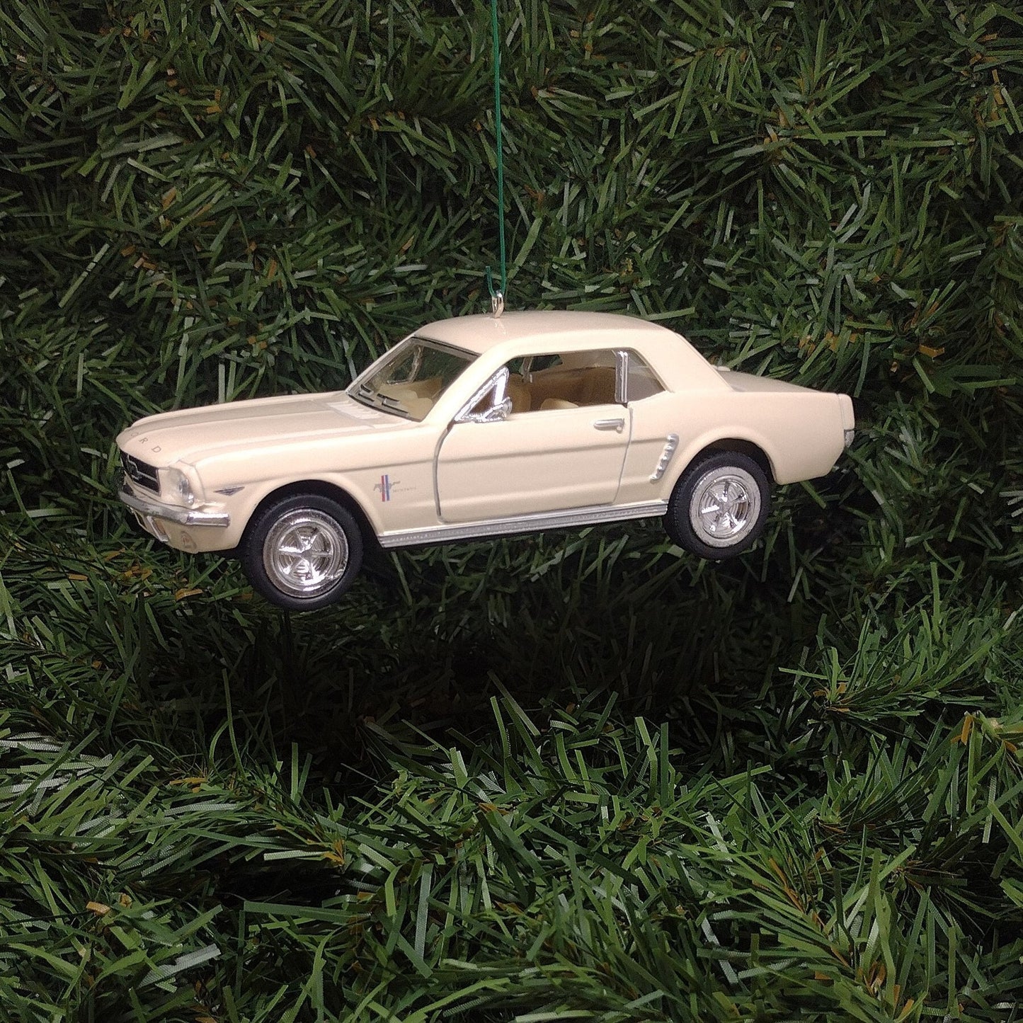 FORD MUSTANG Ornament 1964.5/Early 1965 Christmas Tree Decoration Unique Gift Idea 5 Inch White