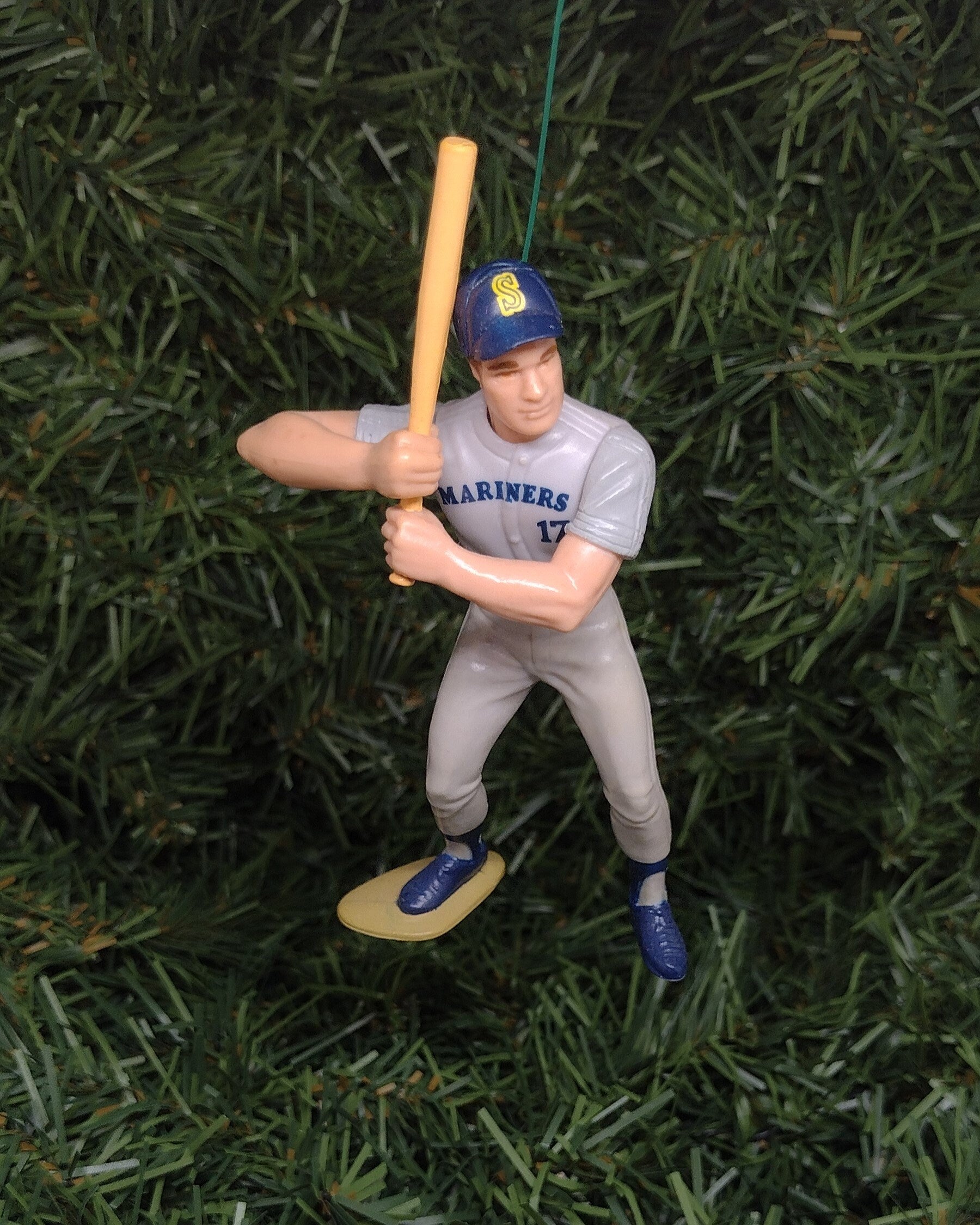 SEATTLE MARINERS ornament Christmas tree decoration Mark Langston/Alvin Davis/Edgar Martinez mlb baseball figure unique Xmas gift idea