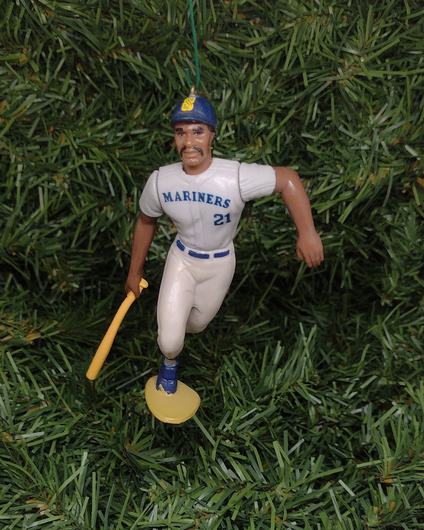 SEATTLE MARINERS ornament Christmas tree decoration Mark Langston/Alvin Davis/Edgar Martinez mlb baseball figure unique Xmas gift idea