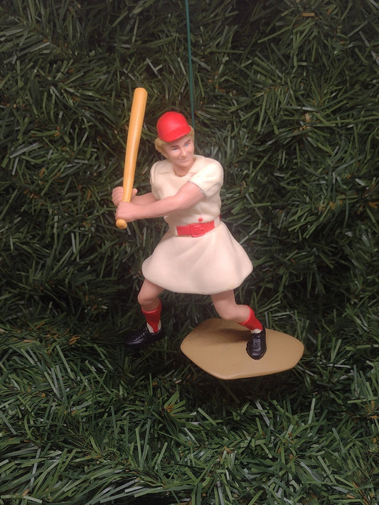 Pepper Davis GRAND RAPIDS CHICKS Christmas tree ornament baseball xmas figure unique gift idea