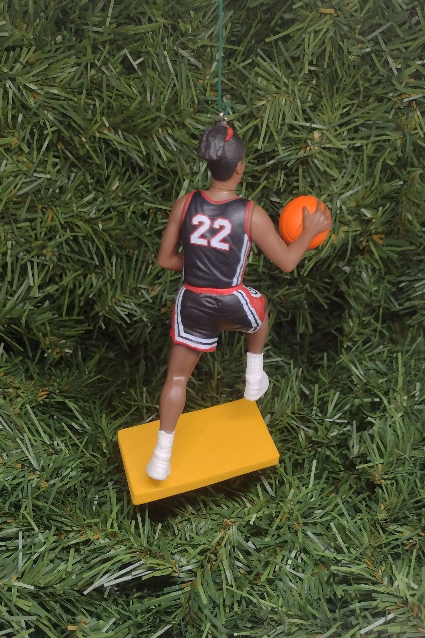 TEXAS TECH Red Raiders Christmas ornament Sheryl Swoopes xmas tree ncaa basketball figure unique gift idea