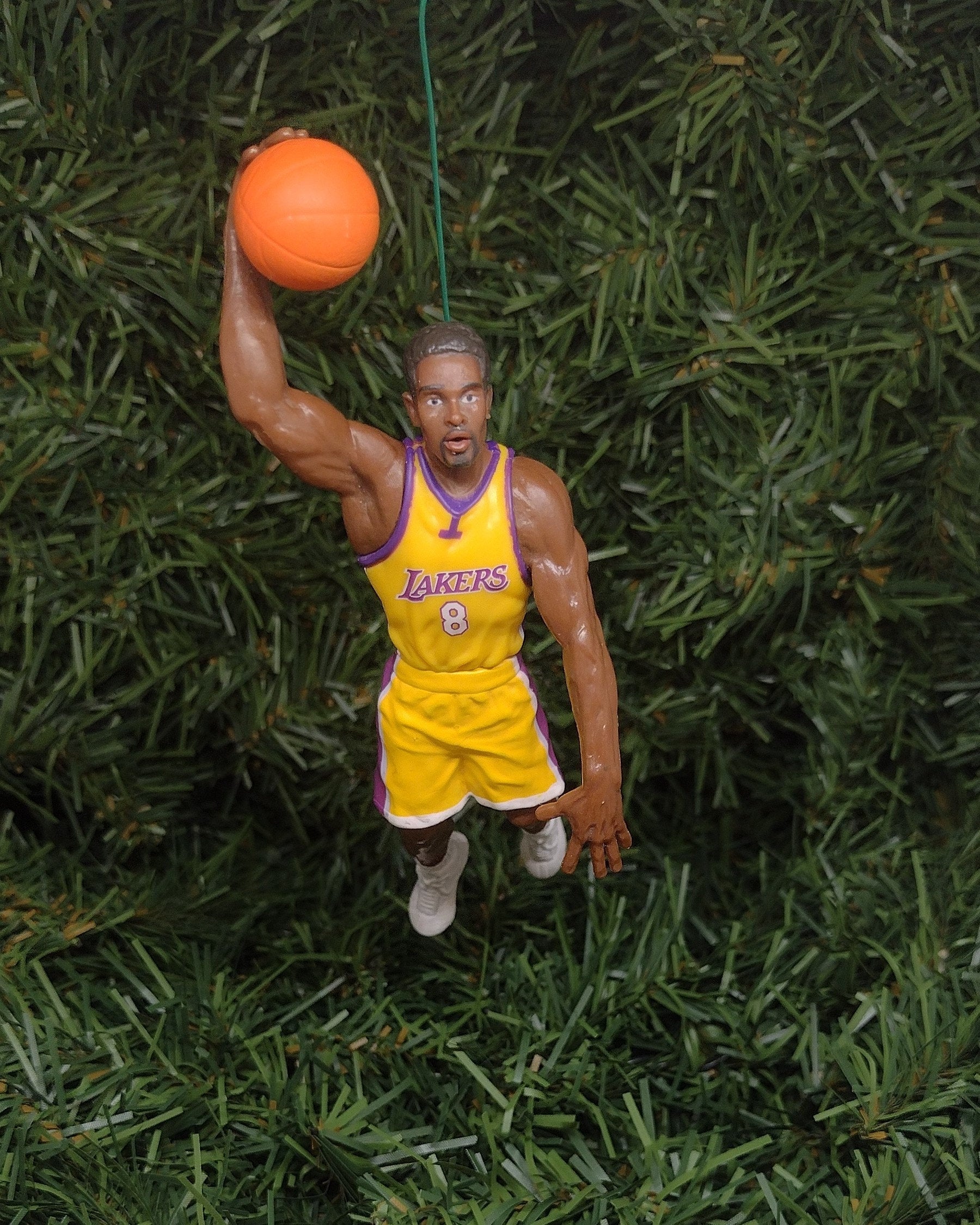 Kobe Bryant LOS ANGELES LAKERS ornament Christmas tree decoration unique Xmas gift idea nba basketball figure