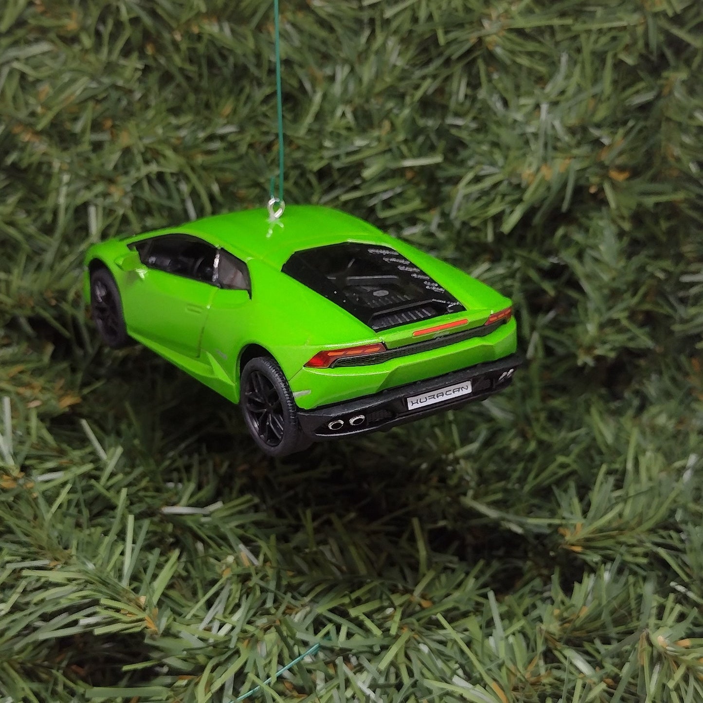 Lamborghini Ornament Huracan LP610-4 Christmas tree decoration unique gift idea for car enthusiast Lambo green