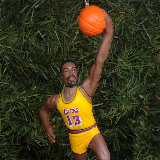 Wilt Chamberlain LOS ANGELES LAKERS Ornament Christmas Decoration Basketball Figure Xmas Gift