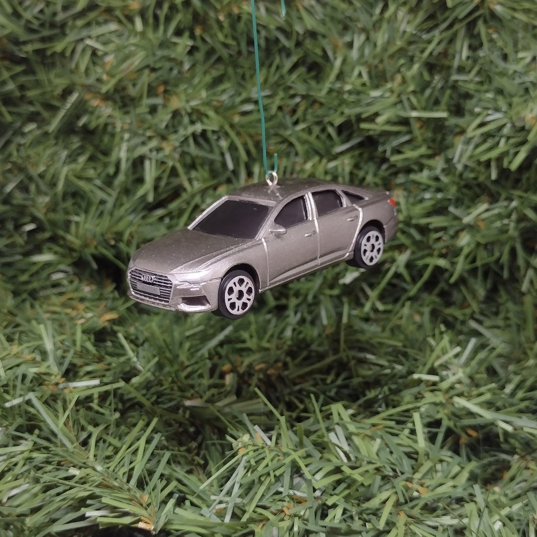 AUDI A6 Ornament 2019 Christmas Tree Decoration Unique Gift Idea silver 2018-2024