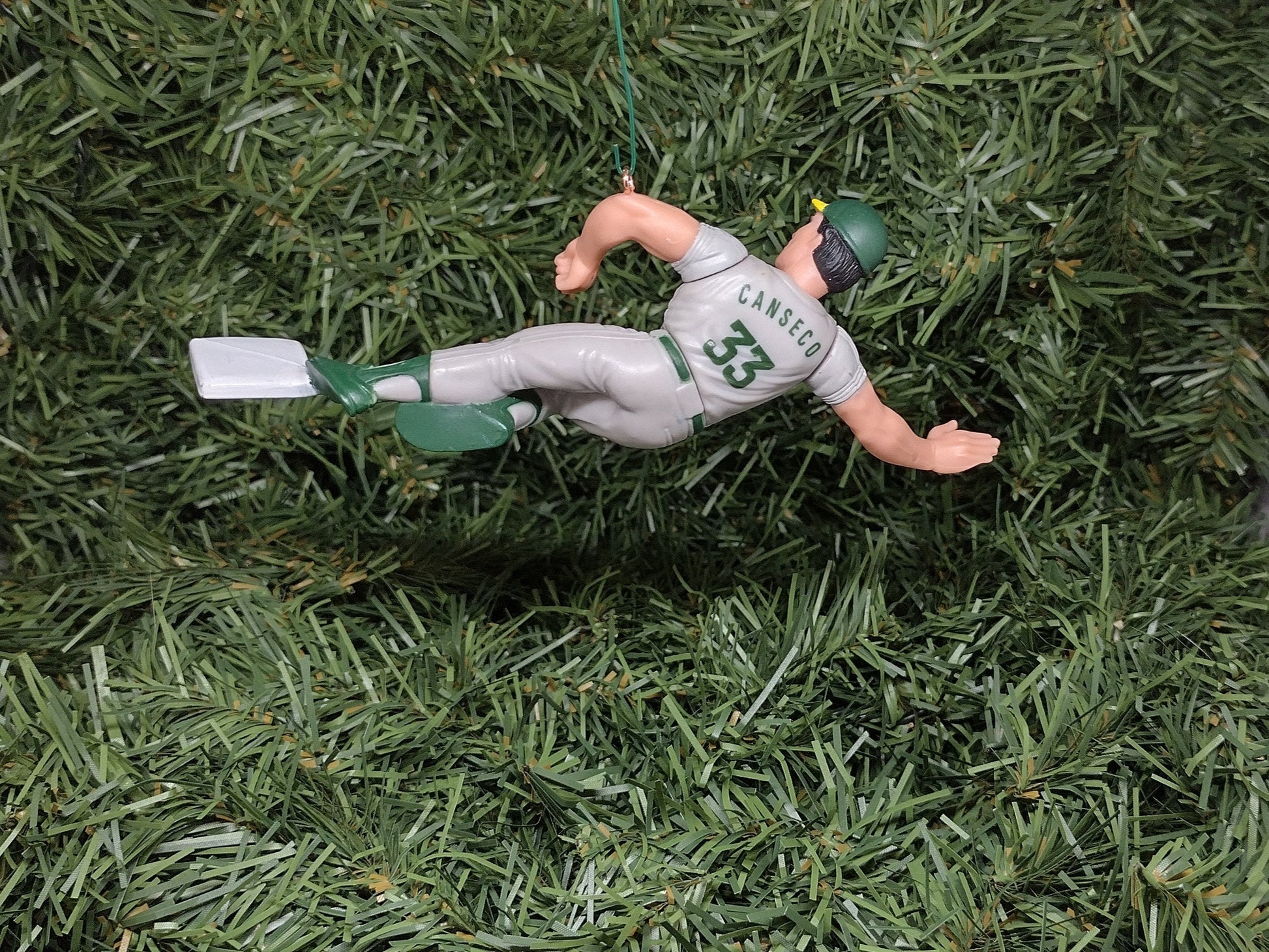 Jose Canseco OAKLAND ATHLETICS A's Ornament Christmas Tree Decoration MLB baseball figure unique Xmas gift idea