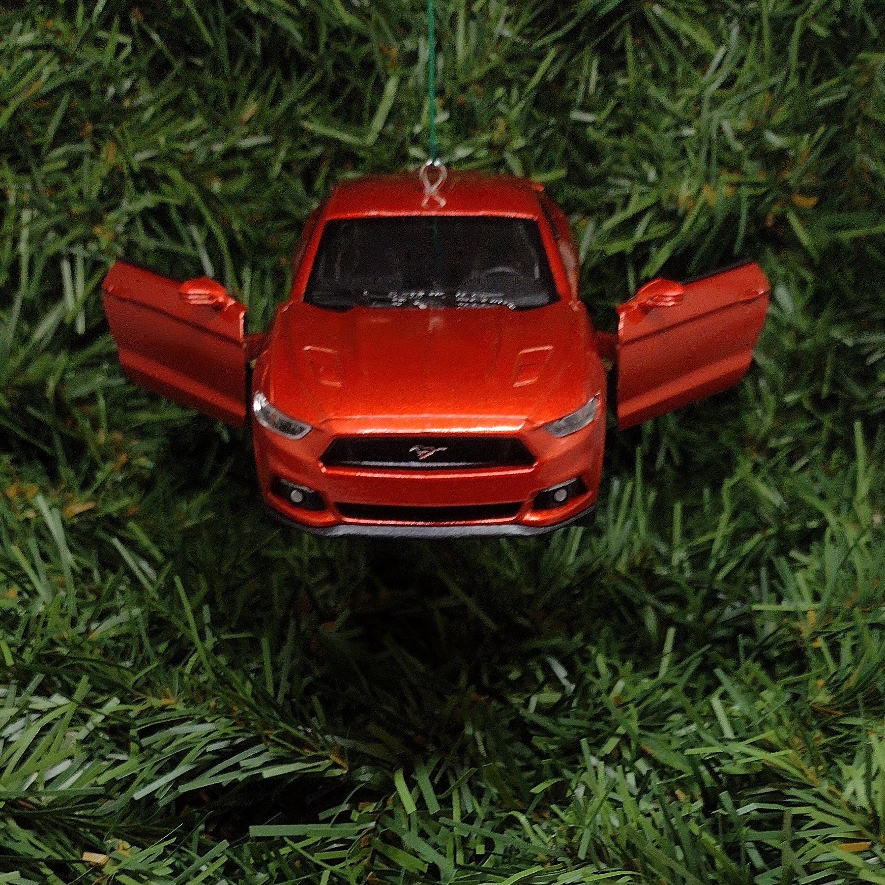 FORD MUSTANG GT 2015 Ornament Christmas tree decoration unique gift idea 5 inch Burnt Orange 2014 2016 2017