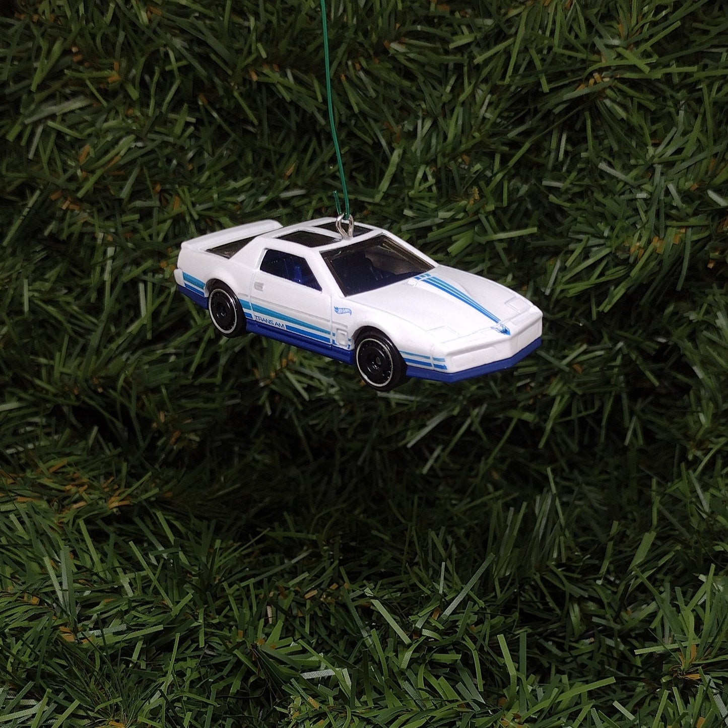 Pontiac Firebird Trans Am 1984 ornament Christmas tree decoration unique automotive xmas gift idea white