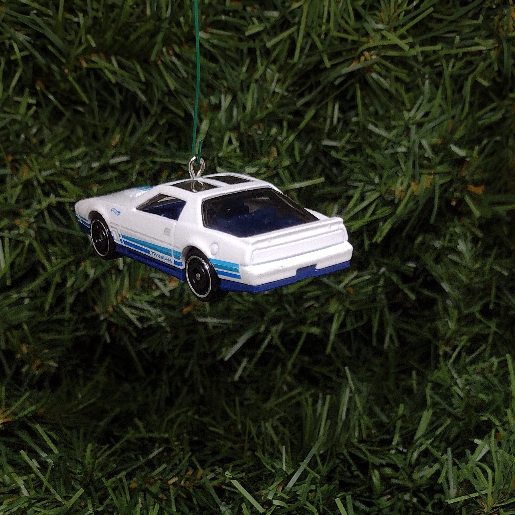 Pontiac Firebird Trans Am 1984 ornament Christmas tree decoration unique automotive xmas gift idea white