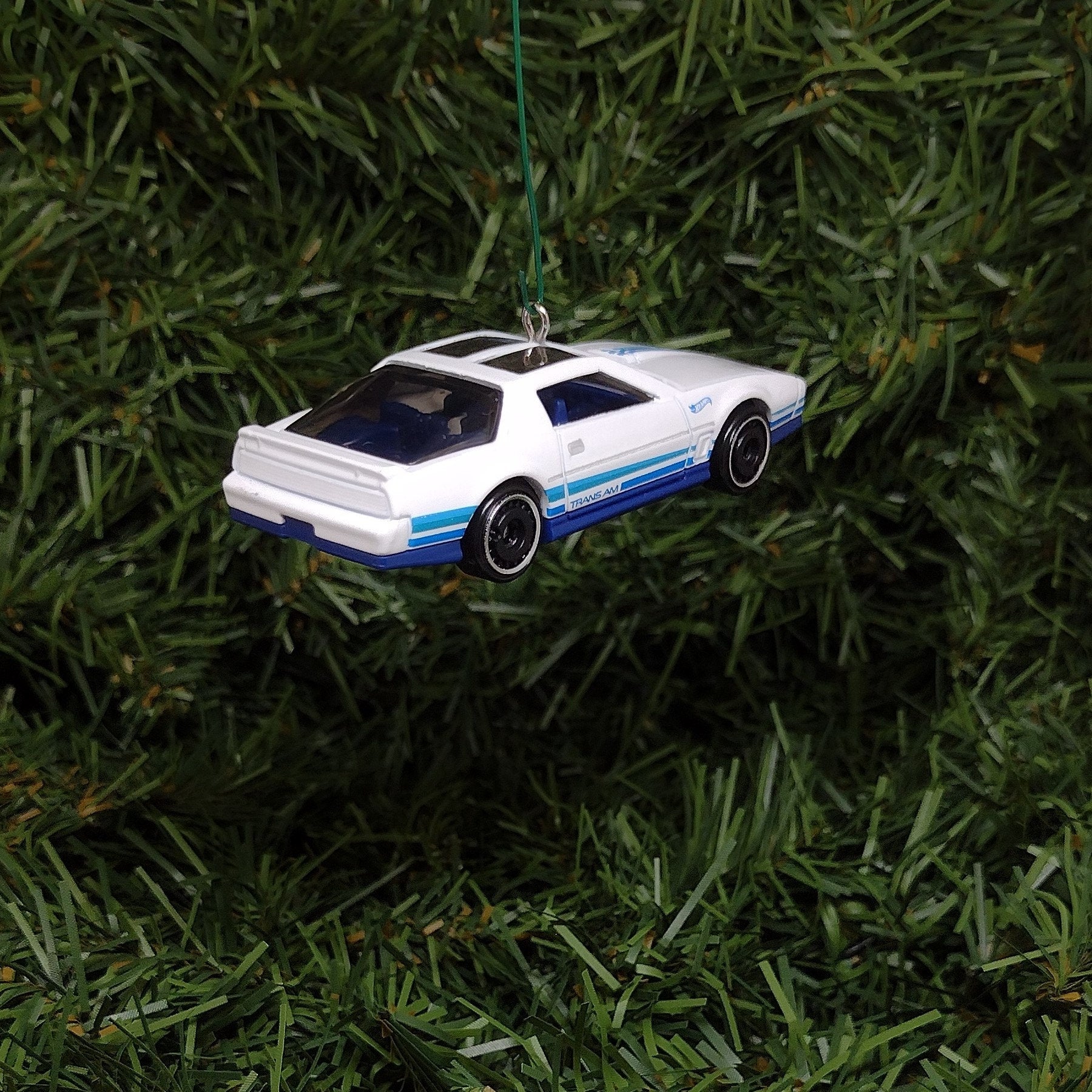 Pontiac Firebird Trans Am 1984 ornament Christmas tree decoration unique automotive xmas gift idea white