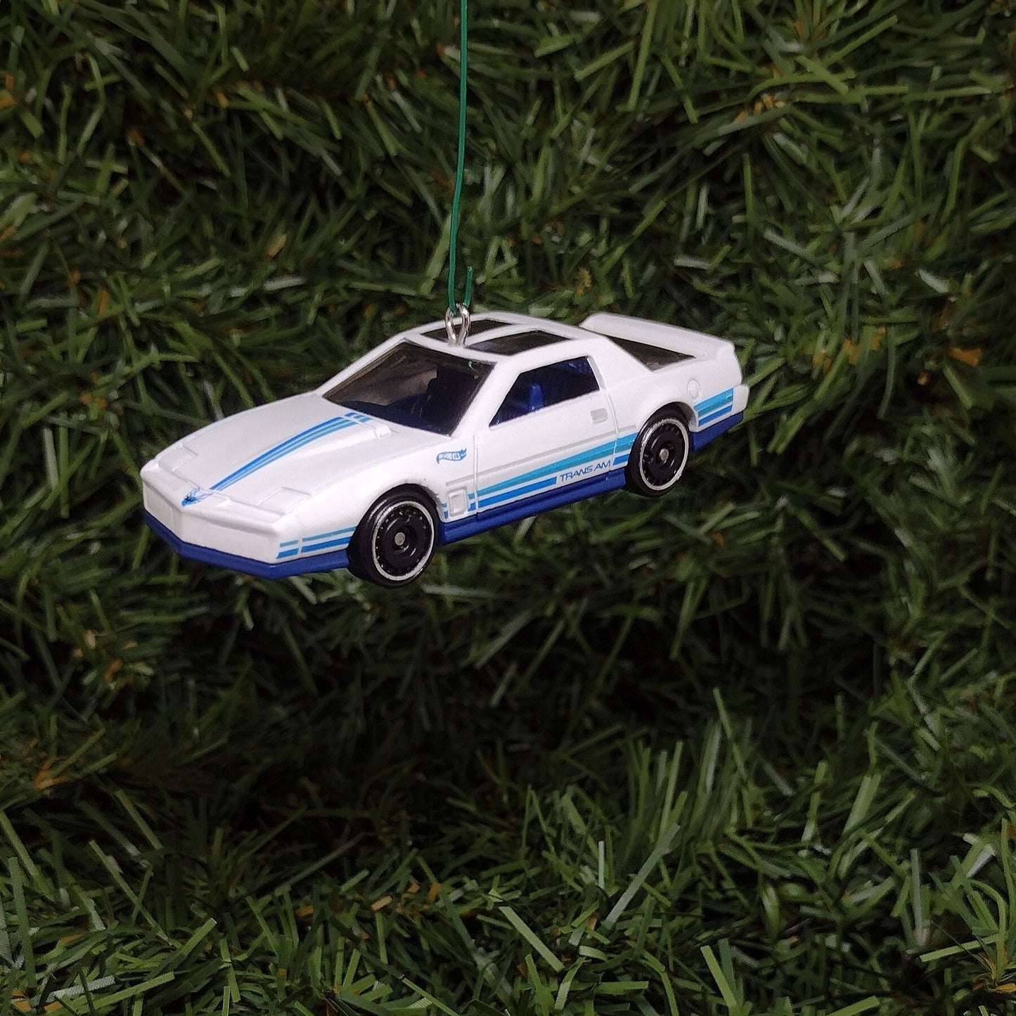 Pontiac Firebird Trans Am 1984 ornament Christmas tree decoration unique automotive xmas gift idea white