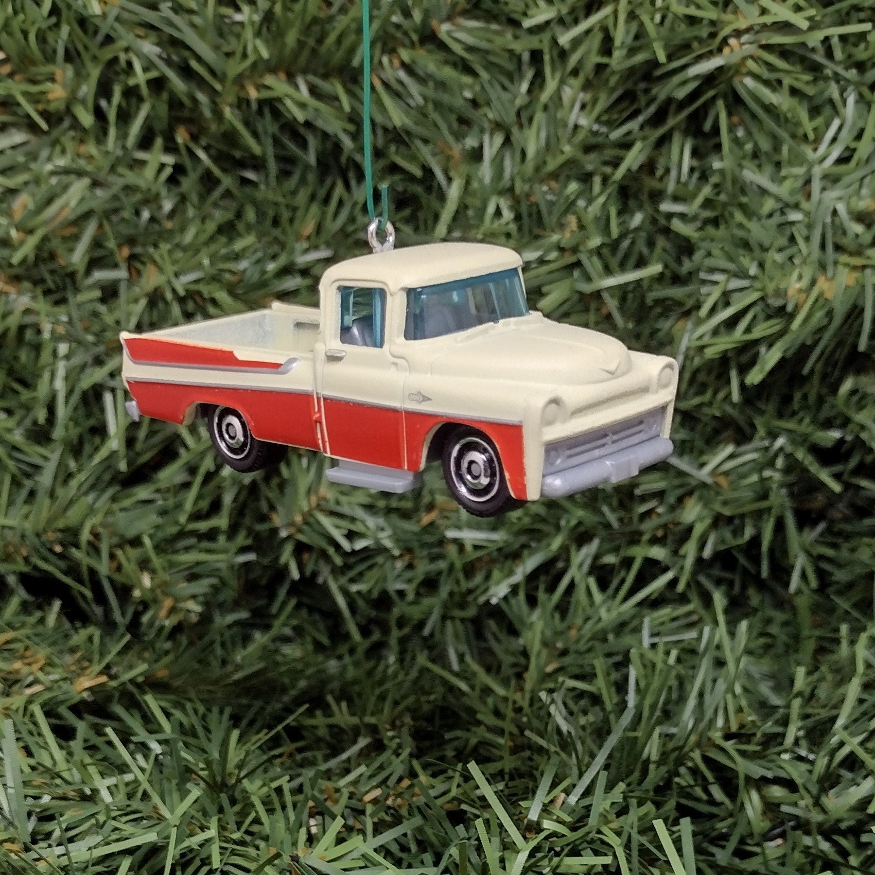 1957 DODGE SWEPTSIDE Ornament Christmas Gift Idea Unique Xmas Tree Decoration 1958 D100 Pickup Truck