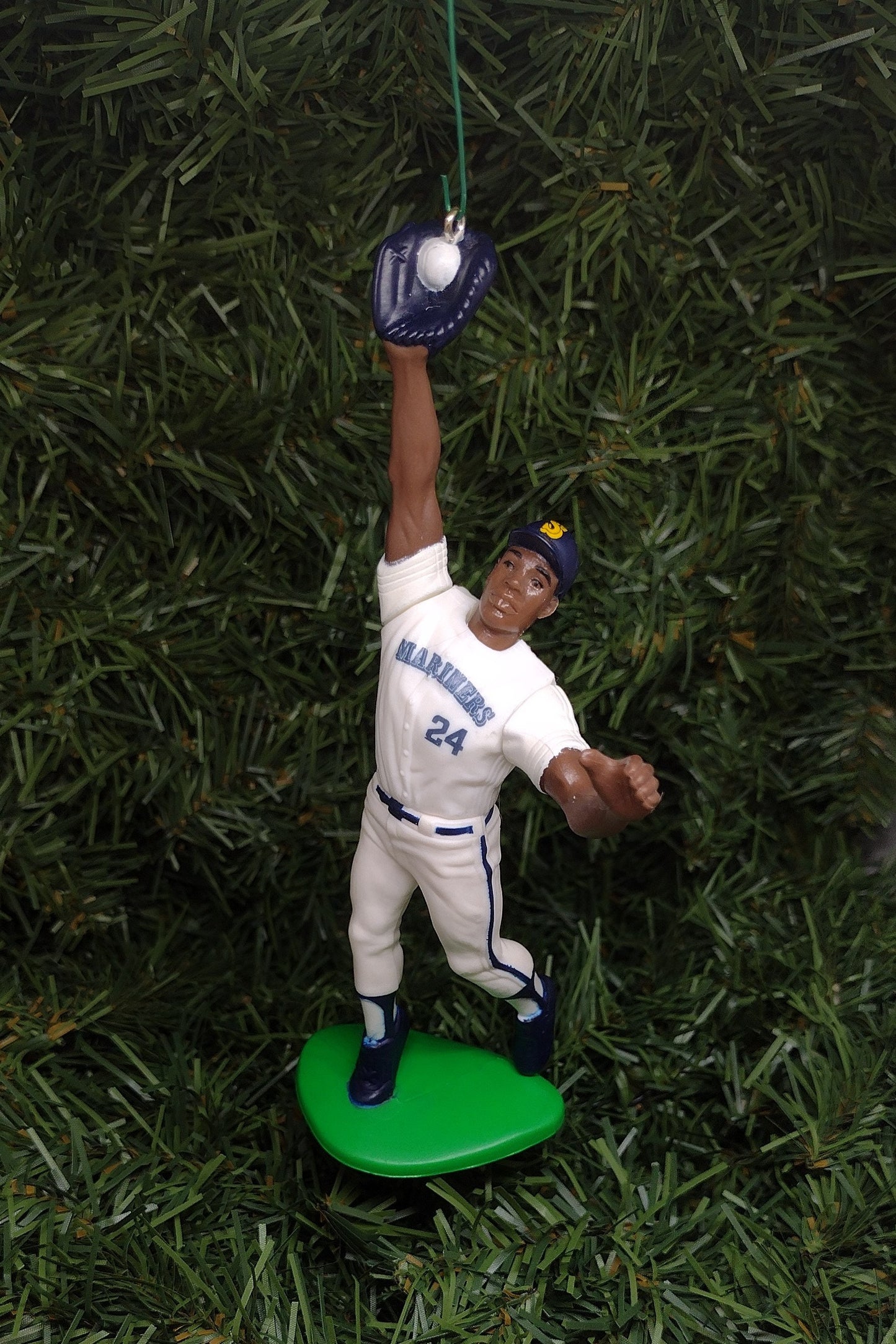 Ken Griffey Jr SEATTLE MARINERS ornament Christmas tree decoration unique Xmas gift idea MLB baseball figure