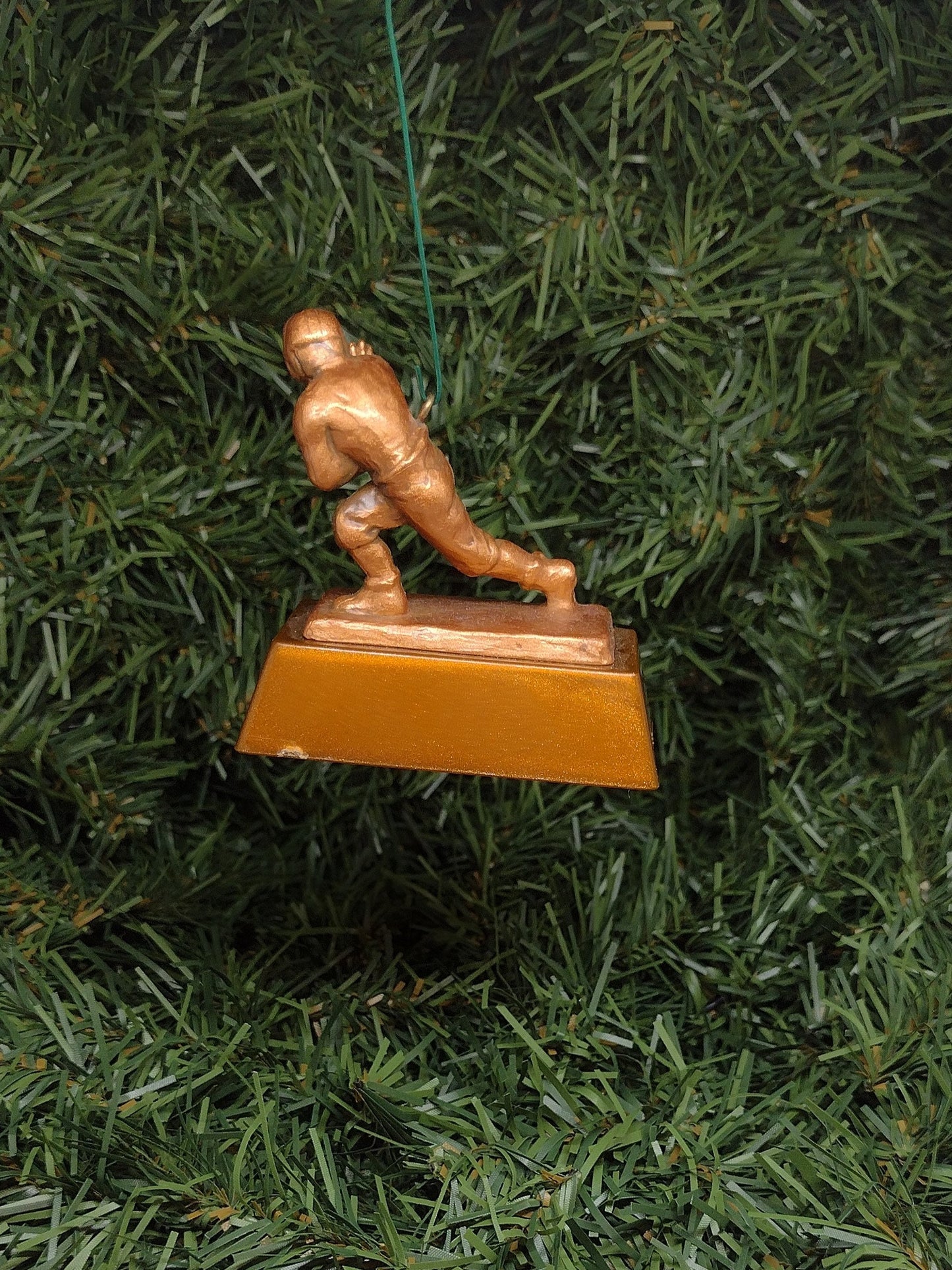 Marcus Allen USC TROJANS Christmas tree ornament mini Heisman Trophy xmas ncaa football figure unique gift idea Southern California