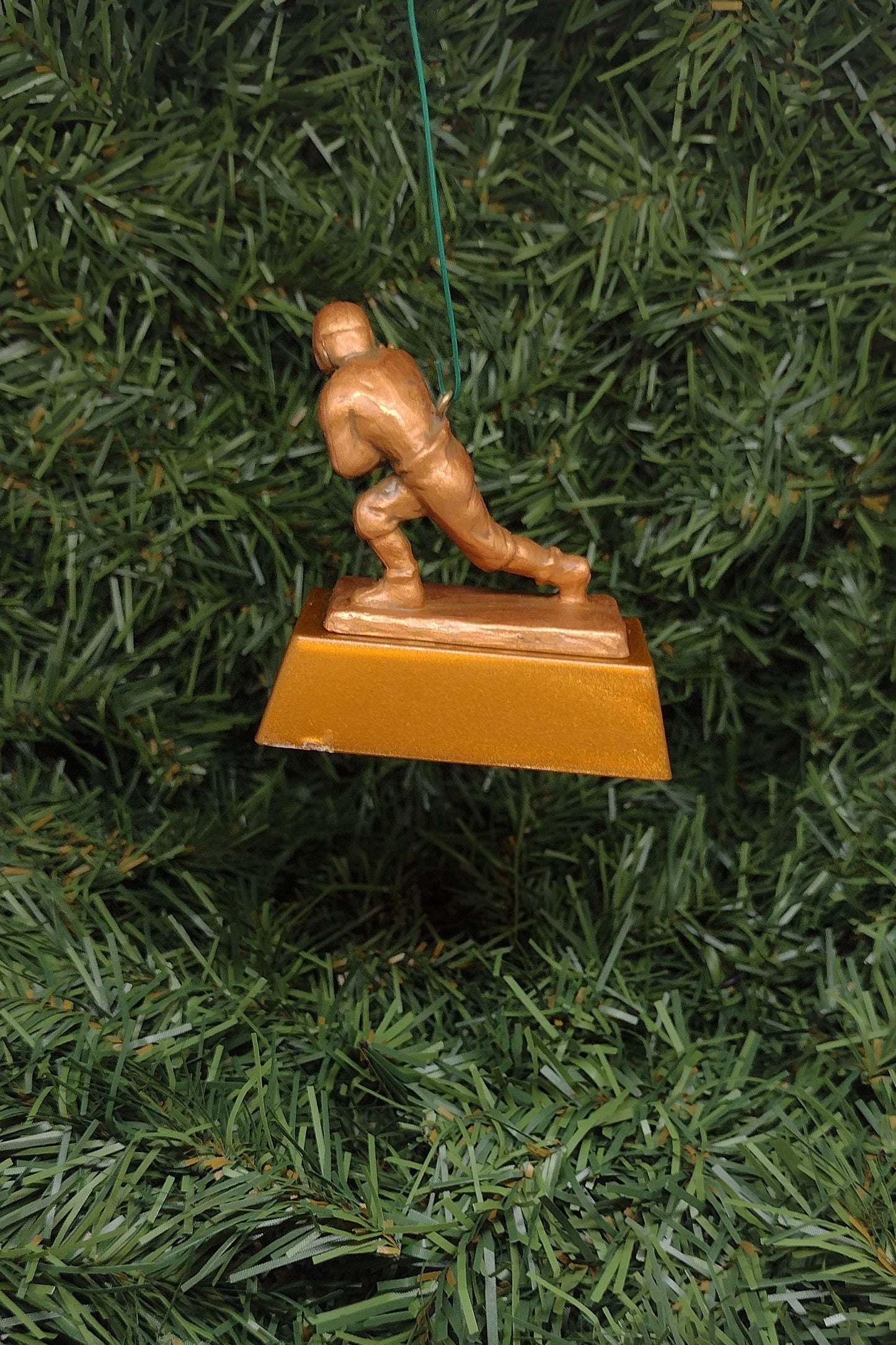 Paul Hornung NOTRE DAME Ornament mini Heisman Trophy Christmas tree decoration NCAA football unique gift idea Fighting Irish