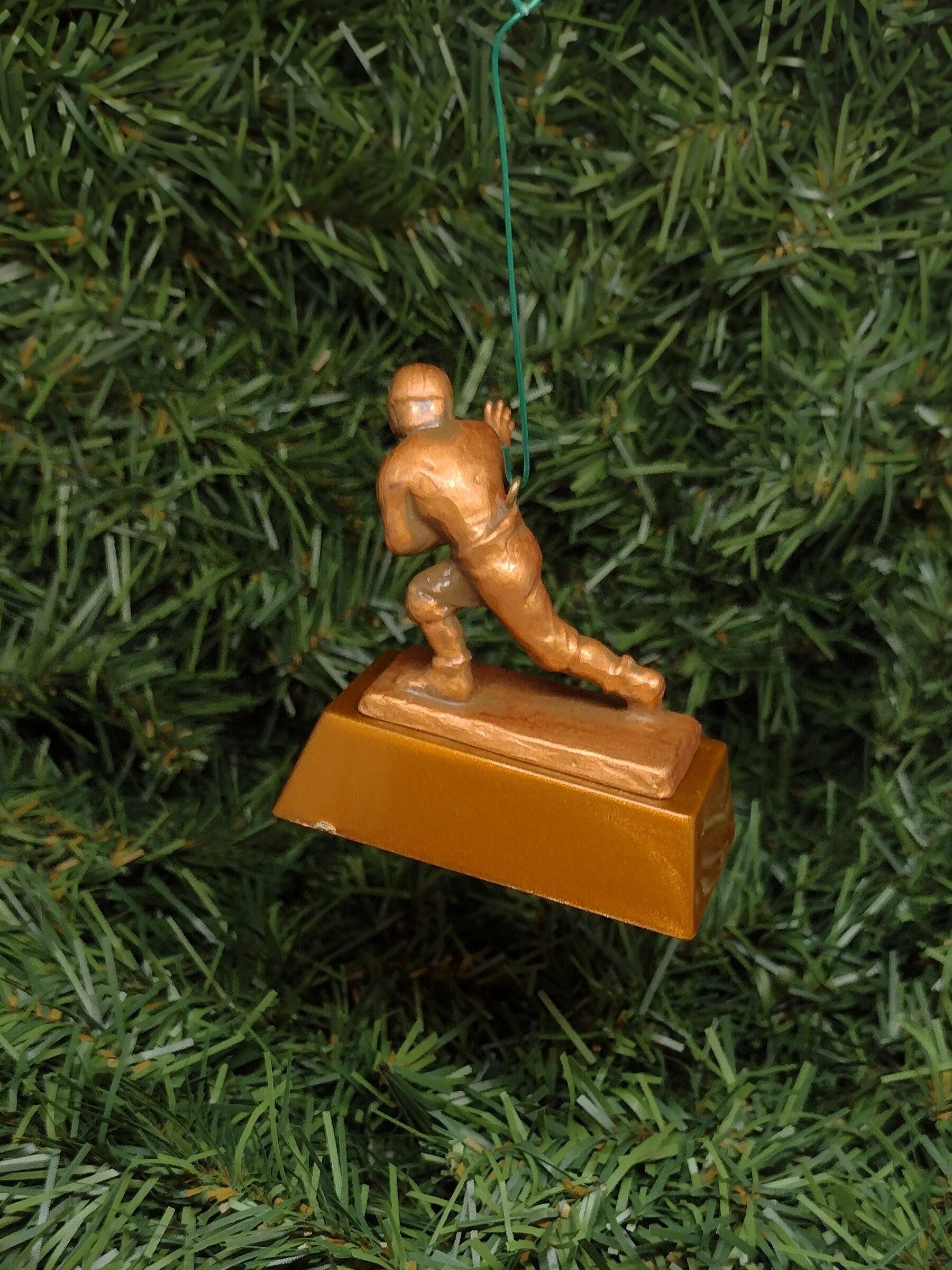 Charles Woodson MICHIGAN WOLVERINES ornament mini Heisman Trophy Christmas gift idea NCAA football xmas tree