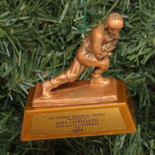 John Cappelletti PENN STATE Nittany Lions Ornament mini Heisman Trophy Christmas Gift NCAA Football