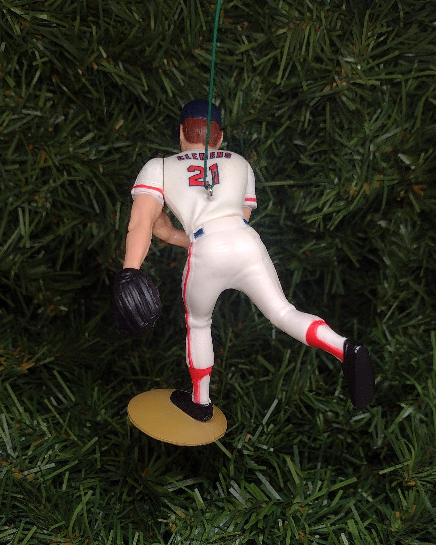 Roger Clemens BOSTON RED SOX ornament Christmas tree decoration Unique Xmas gift idea mlb baseball figure